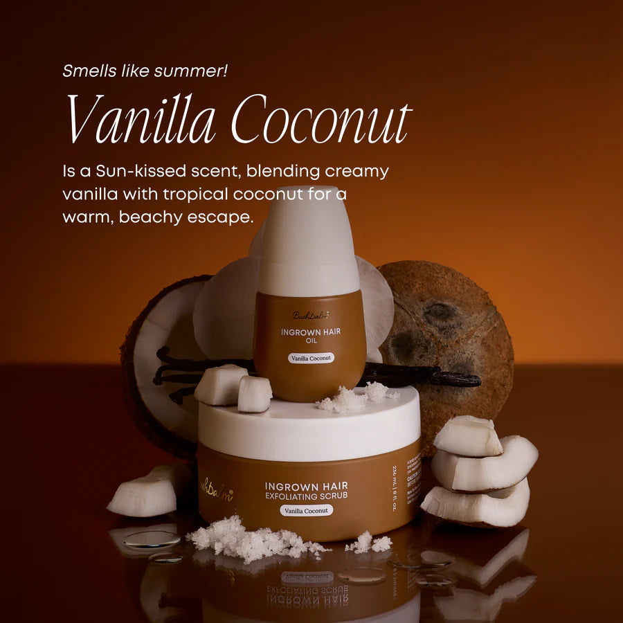 *PRE-ORDER* Vanilla Coconut Ingrown Hair Exfoliating Scrub