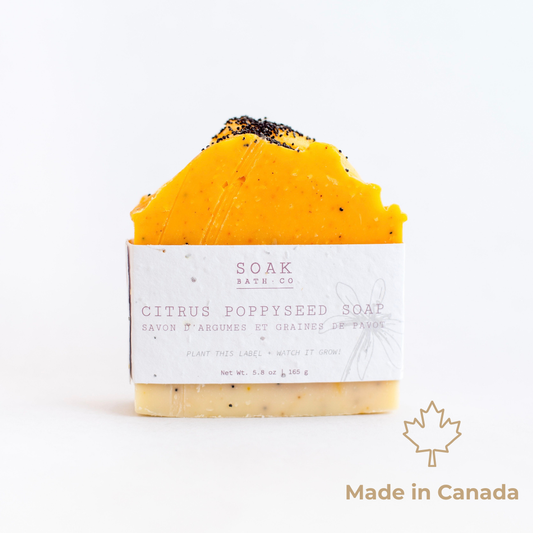 Citrus Poppyseed Soap Bar