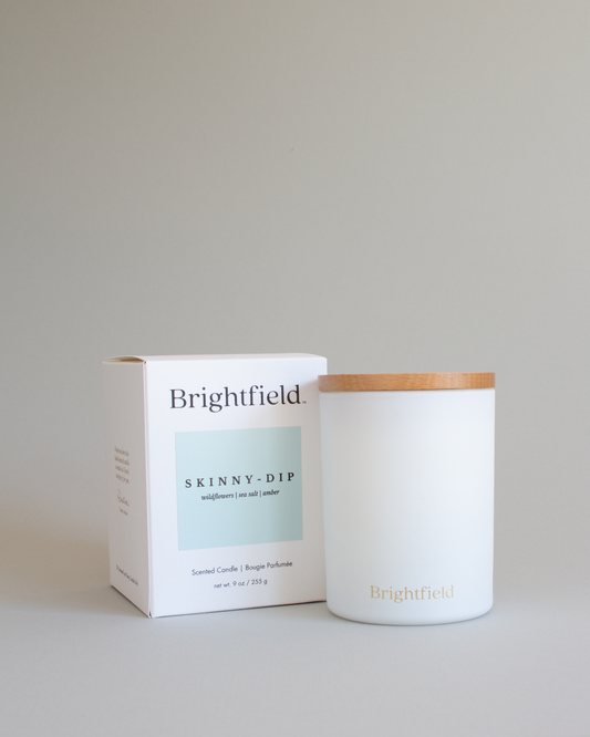 Skinny-dip Non-Toxic Coconut Soy Candle with Wooden Wick