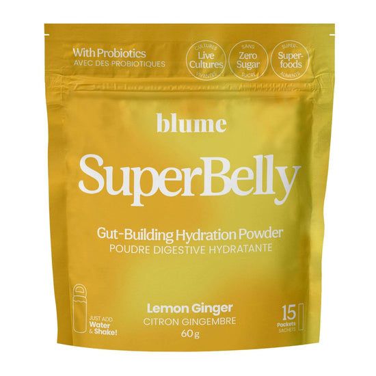 SuperBelly Hydration & Gut Mix, Lemon Ginger