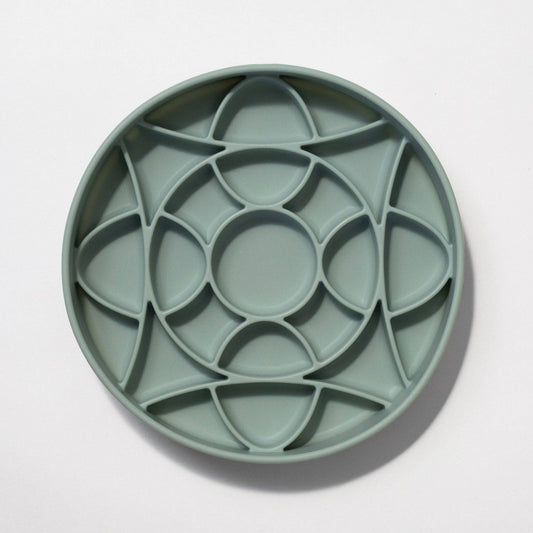 Circulo slow feeder bowl - seafoam