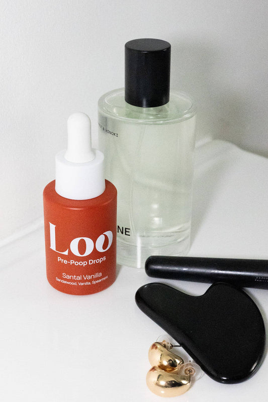 Pre-Poop Toilet Drops — Santal Vanilla