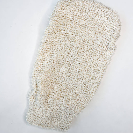 Natural Jute Mitt - Organic Biodegradable Exfoliating