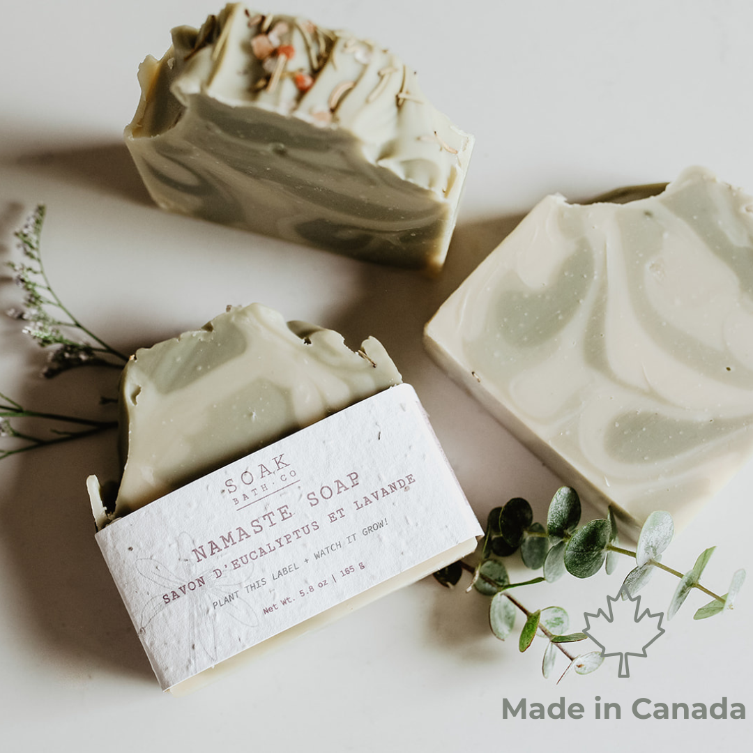 Namaste Soap Bar - Eucalyptus and Lavender Essential Oil Blend