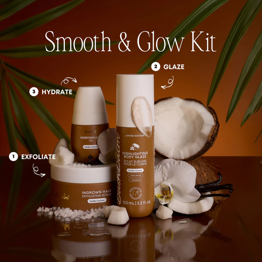 *PRE-ORDER* Vanilla Coconut 2-Step Ingrown Hair Routine