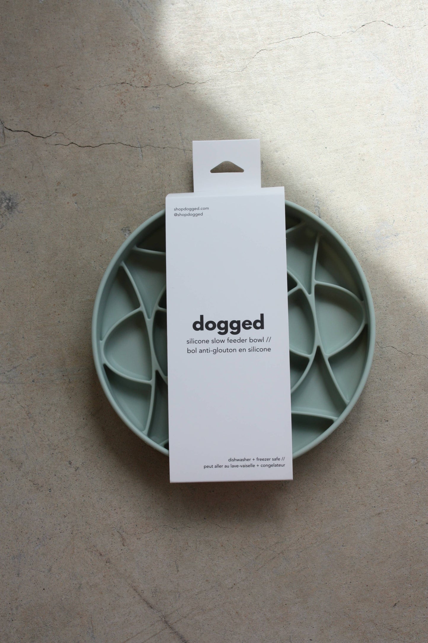 Circulo slow feeder bowl - seafoam