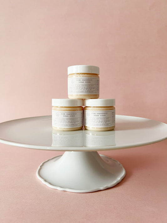 Mini Pink Grapefruit Sugar Scrub