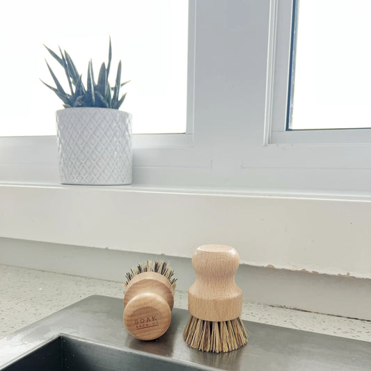 Dish Brush- Bamboo Pot Scrubber
