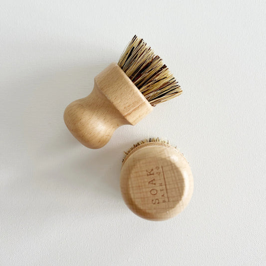 Dish Brush- Bamboo Pot Scrubber