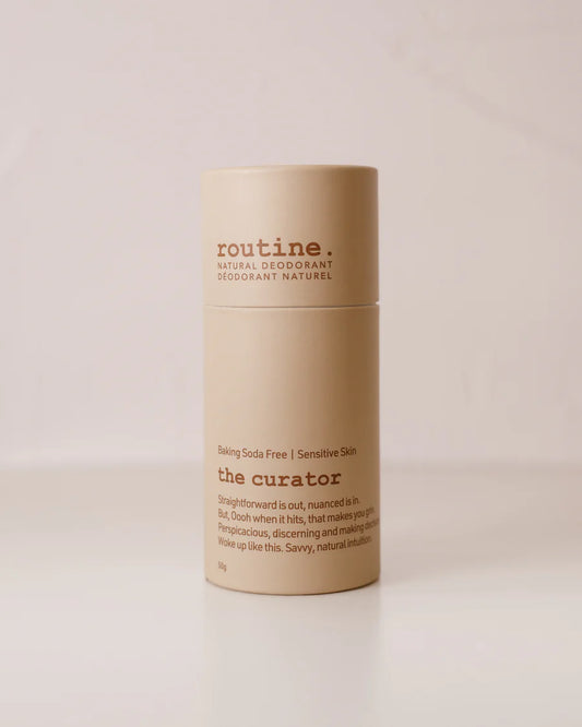 The Curator Natural Deodorant Stick (Baking Soda Free)