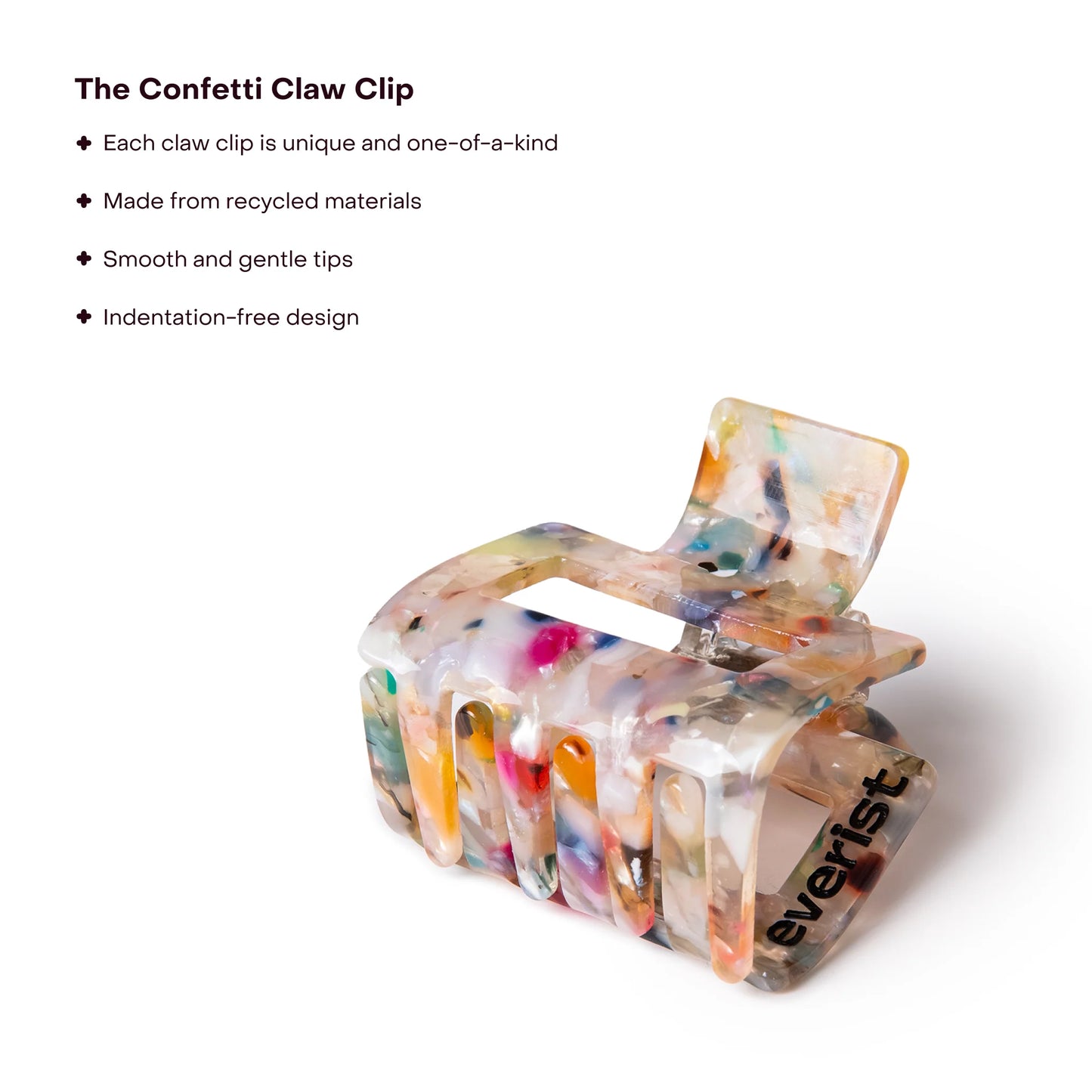 The Small Confetti Claw Clip