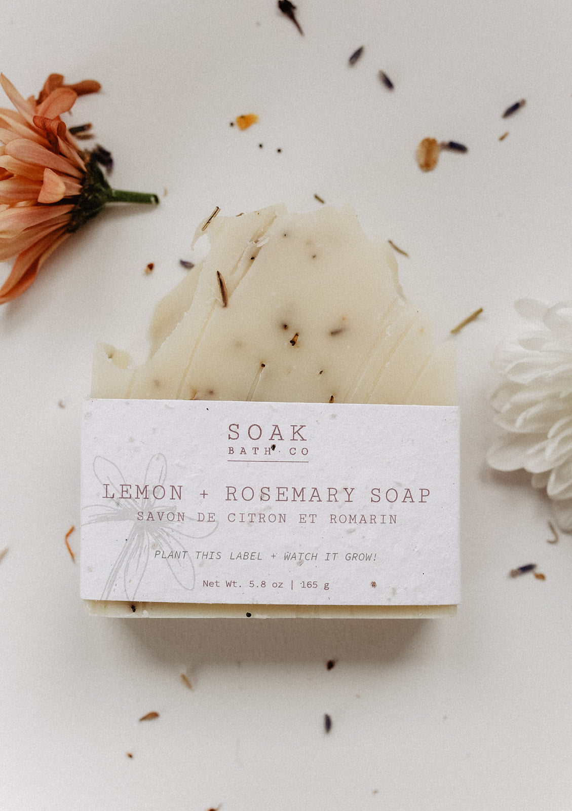 Lemon and Rosemary Soap Bar