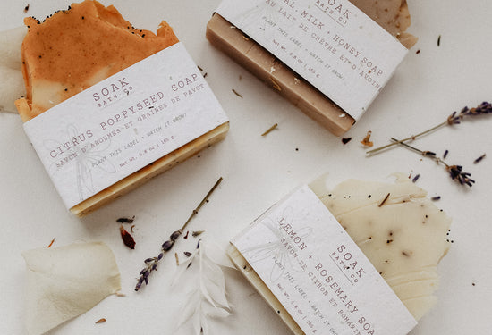 Load image into Gallery viewer, Lemon and Rosemary Soap Bar
