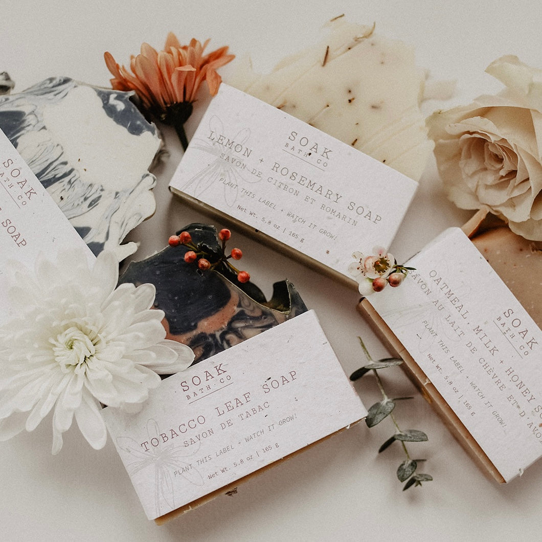 Lemon and Rosemary Soap Bar