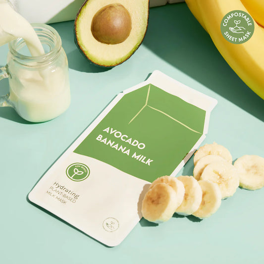 Avocado Banana Milk Sheet Mask
