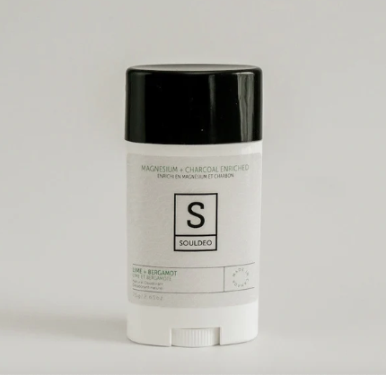 Load image into Gallery viewer, Lime + Bergamot Deodorant- Charcoal+ Magnesium Enriched
