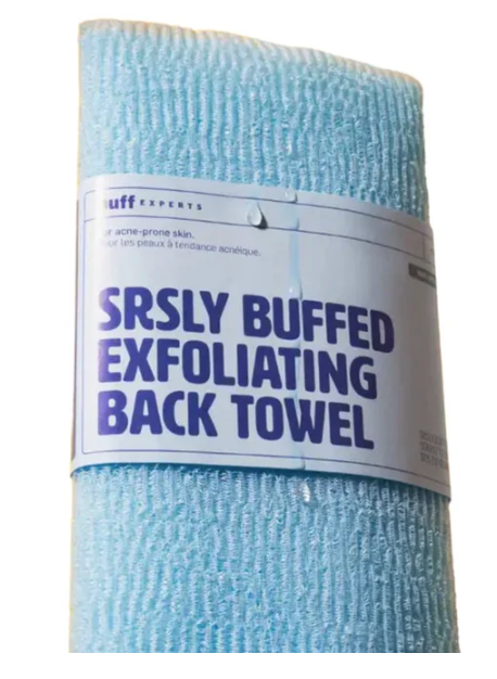 SRSLY Buffed Exfoliating Back Towel