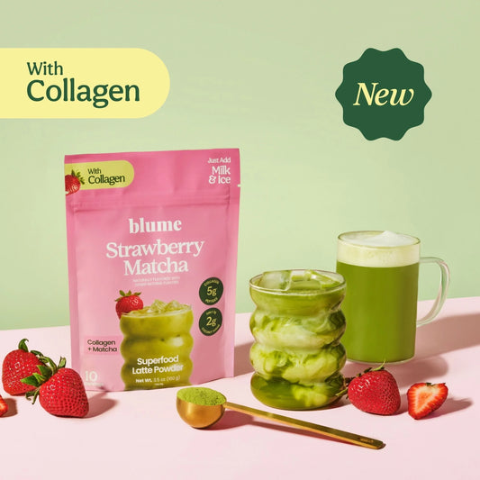 Iced Strawberry Matcha Latte