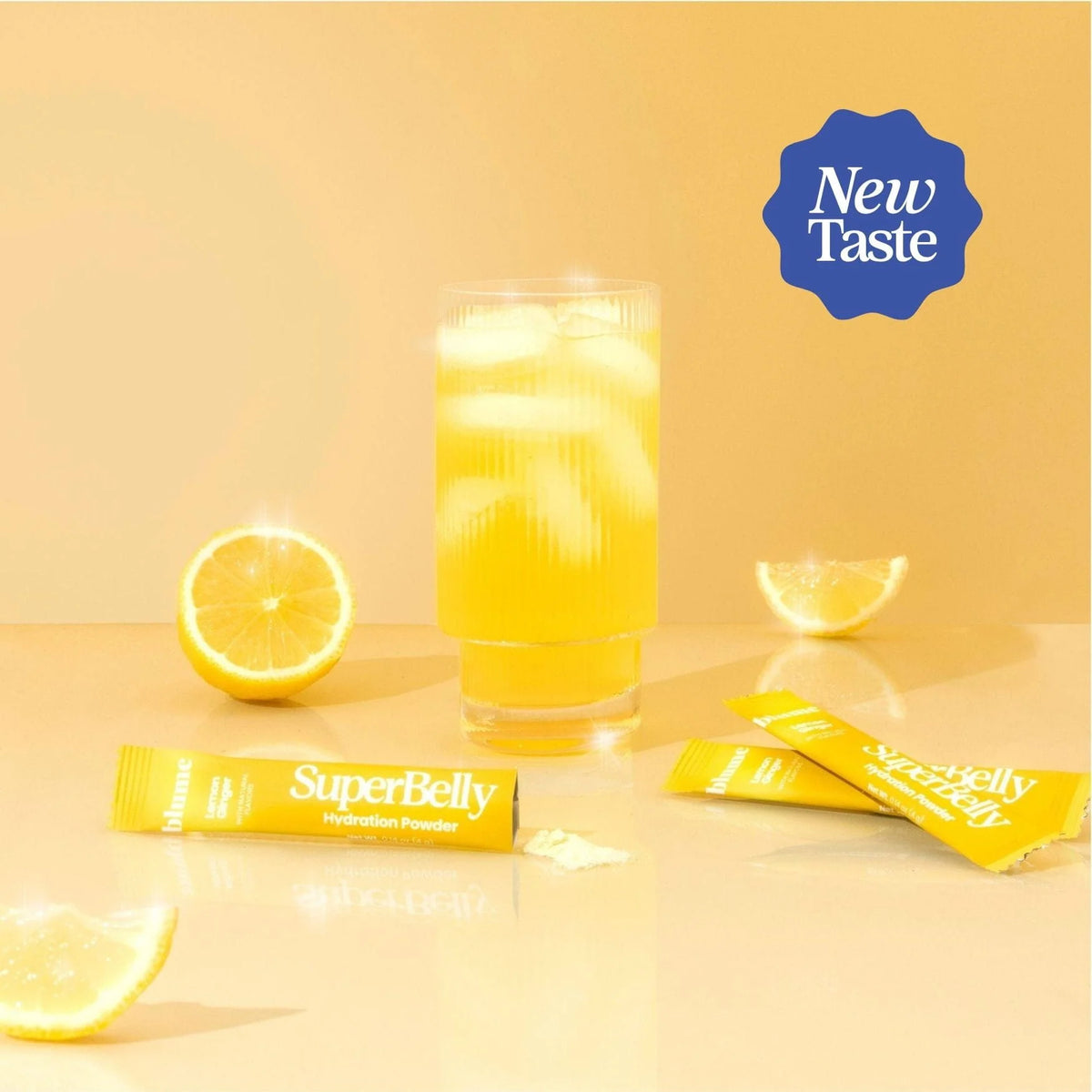 * IMPROVED FLAVOUR* SuperBelly Hydration & Gut Mix, Lemon Ginger
