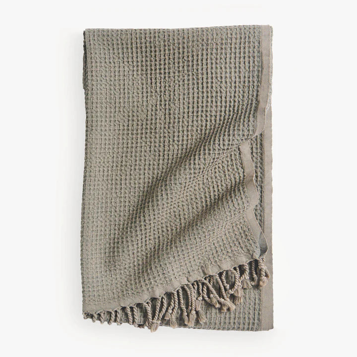 Stonewashed Waffle Towel