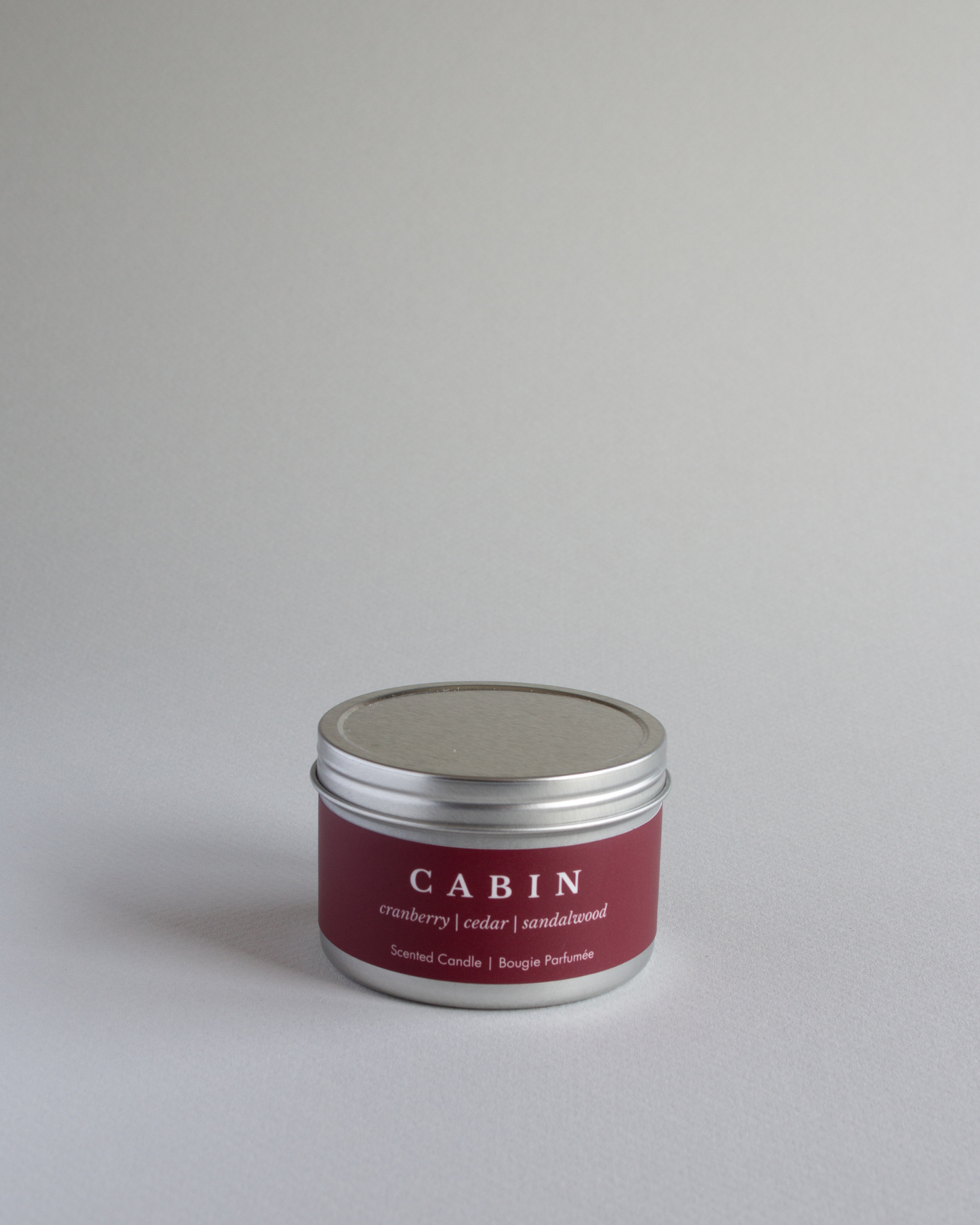 Cabin Mini Candle Cranberry Cedar Stocking Stuffer Candle