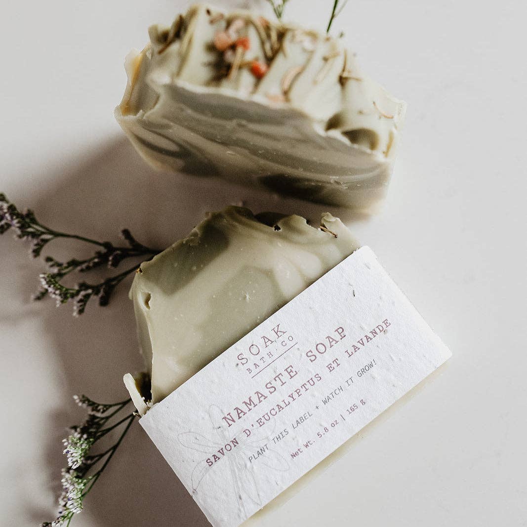 Namaste Soap Bar - Eucalyptus and Lavender Essential Oil Blend