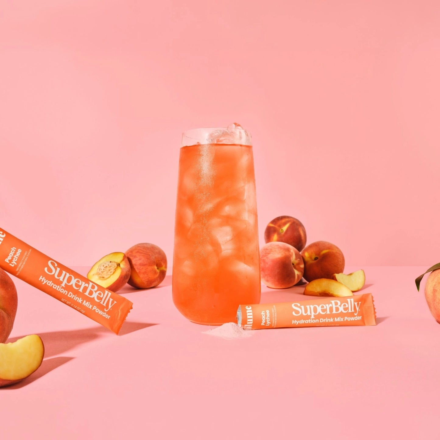 SuperBelly Hydration & Gut Mix, Peach-Lychee