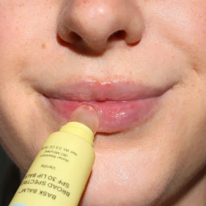 Bask Balm Spf 30 Lip Balm & Lip Gloss (Vanilla)