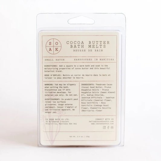 Cocoa Butter Bath Melts