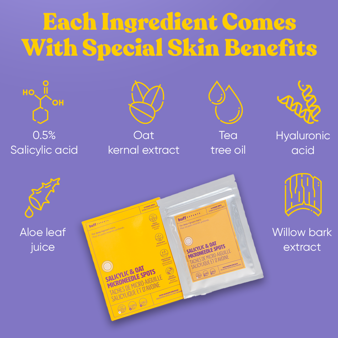 Salicylic & Oat Microdart Spots - Treats Ingrown Hairs