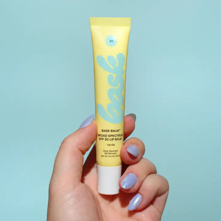 Bask Balm Spf 30 Lip Balm & Lip Gloss (Vanilla)