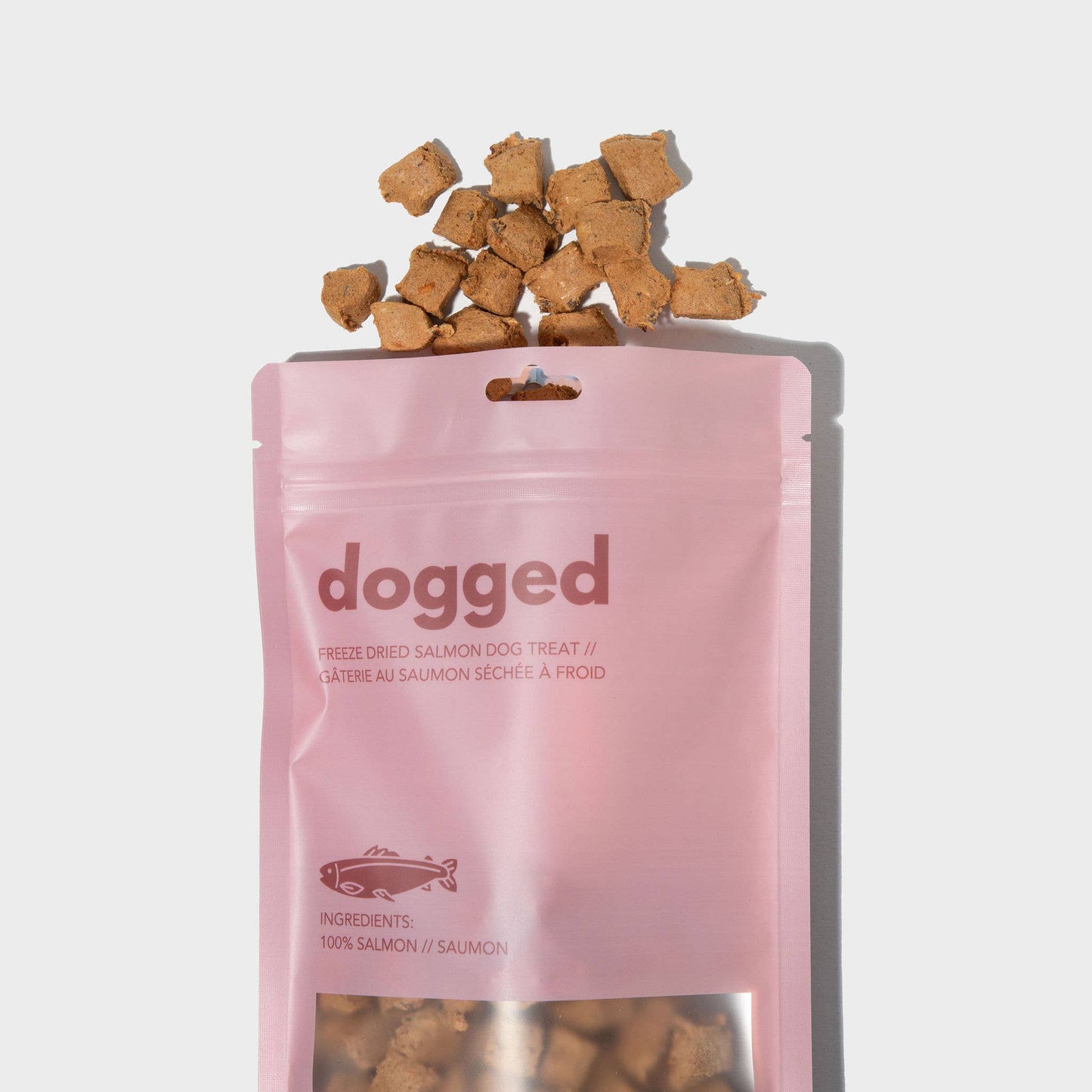 Freeze dried salmon dog treats