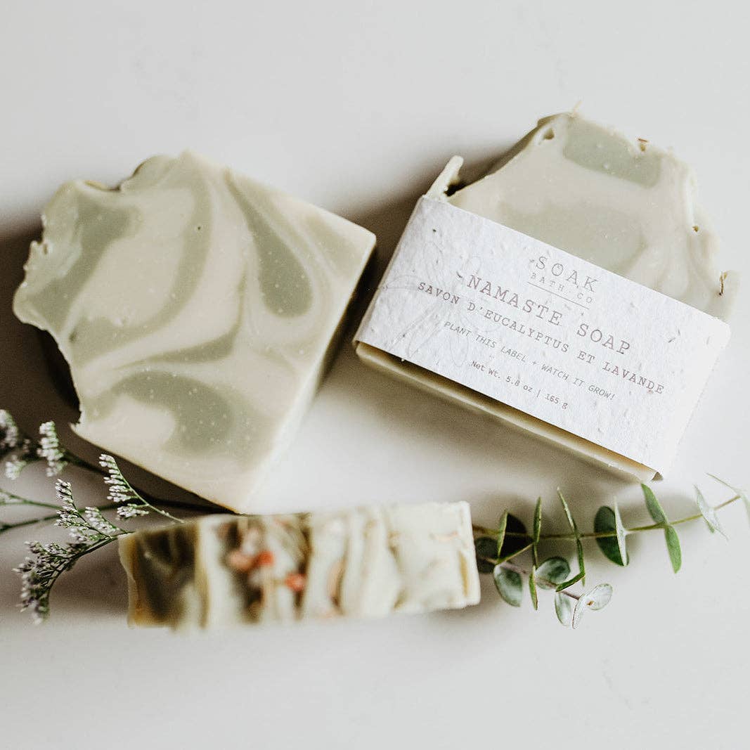 Namaste Soap Bar - Eucalyptus and Lavender Essential Oil Blend