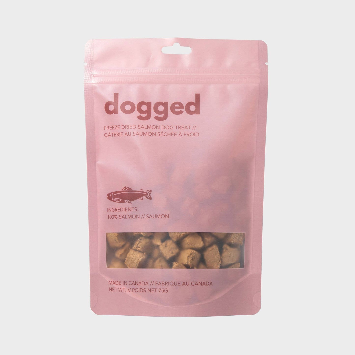 Freeze dried salmon dog treats