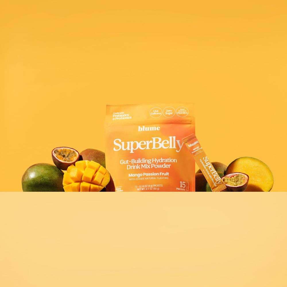 SuperBelly Hydration & Gut Mix, Mango Passionfruit