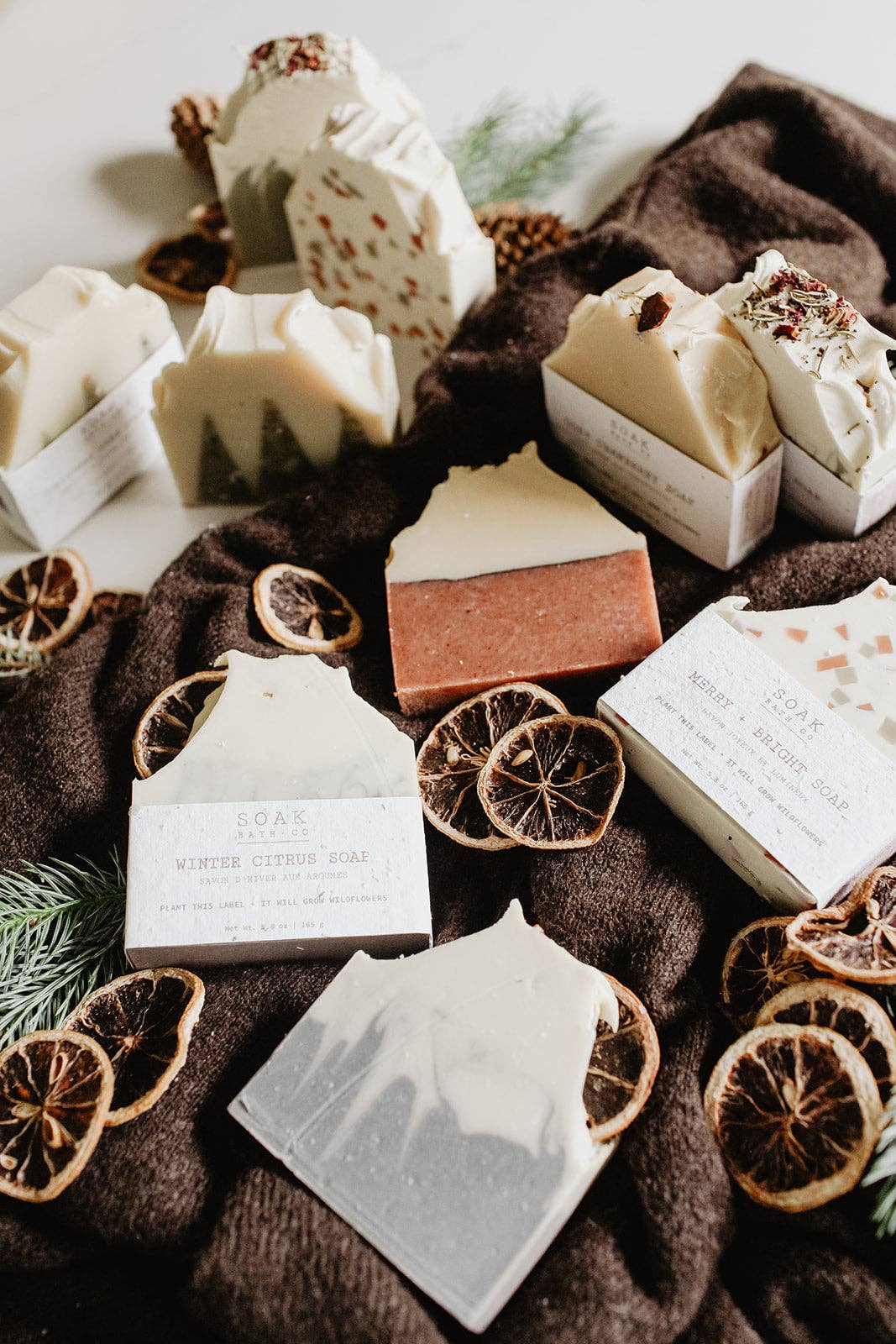 Winter Citrus Soap Bar: Holiday Collection - Canadian Made