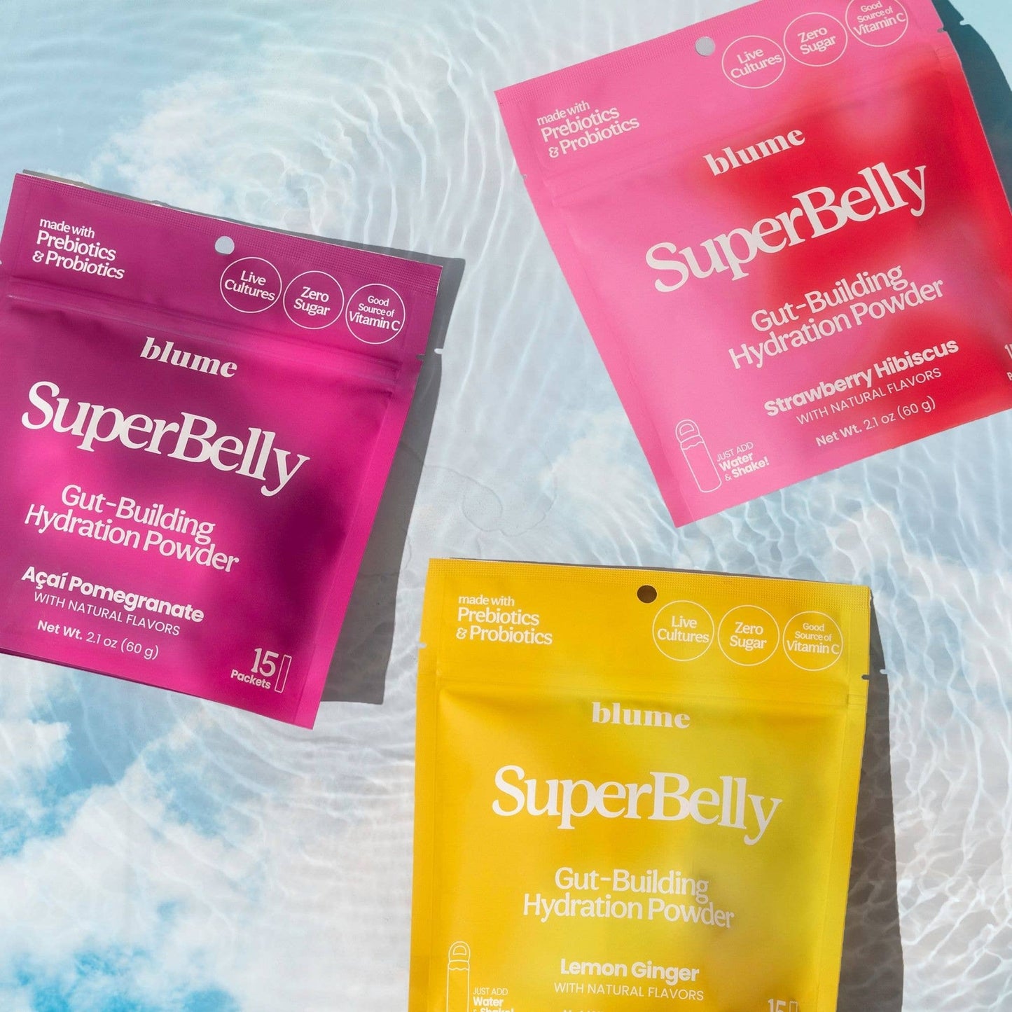 SuperBelly Hydration & Gut Mix, Açai Pomegranate