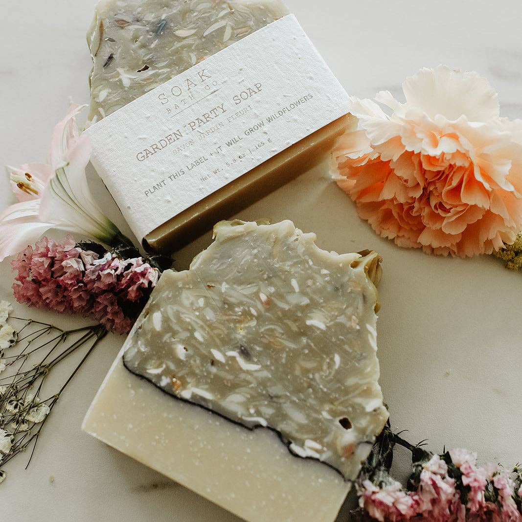 Garden Party Soap Bar - Made In Canada