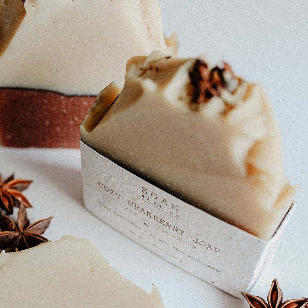 Cozy Cranberry Soap Bar - Made in Canada