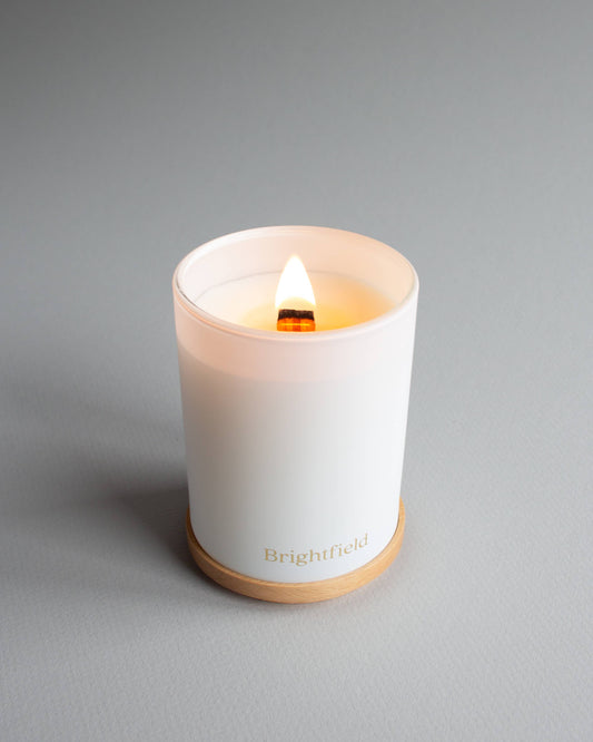 Saturday Non-Toxic Coconut Soy Candle with Wood Wick
