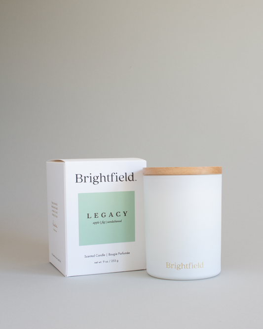 Legacy Scented Coconut Soy Candle - Apple, Fig, Sandalwood