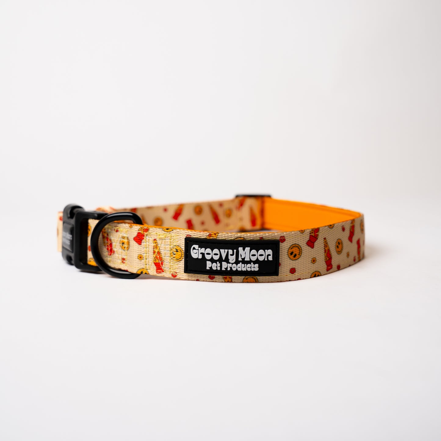 Dog Collar - Orange Lava Lamps