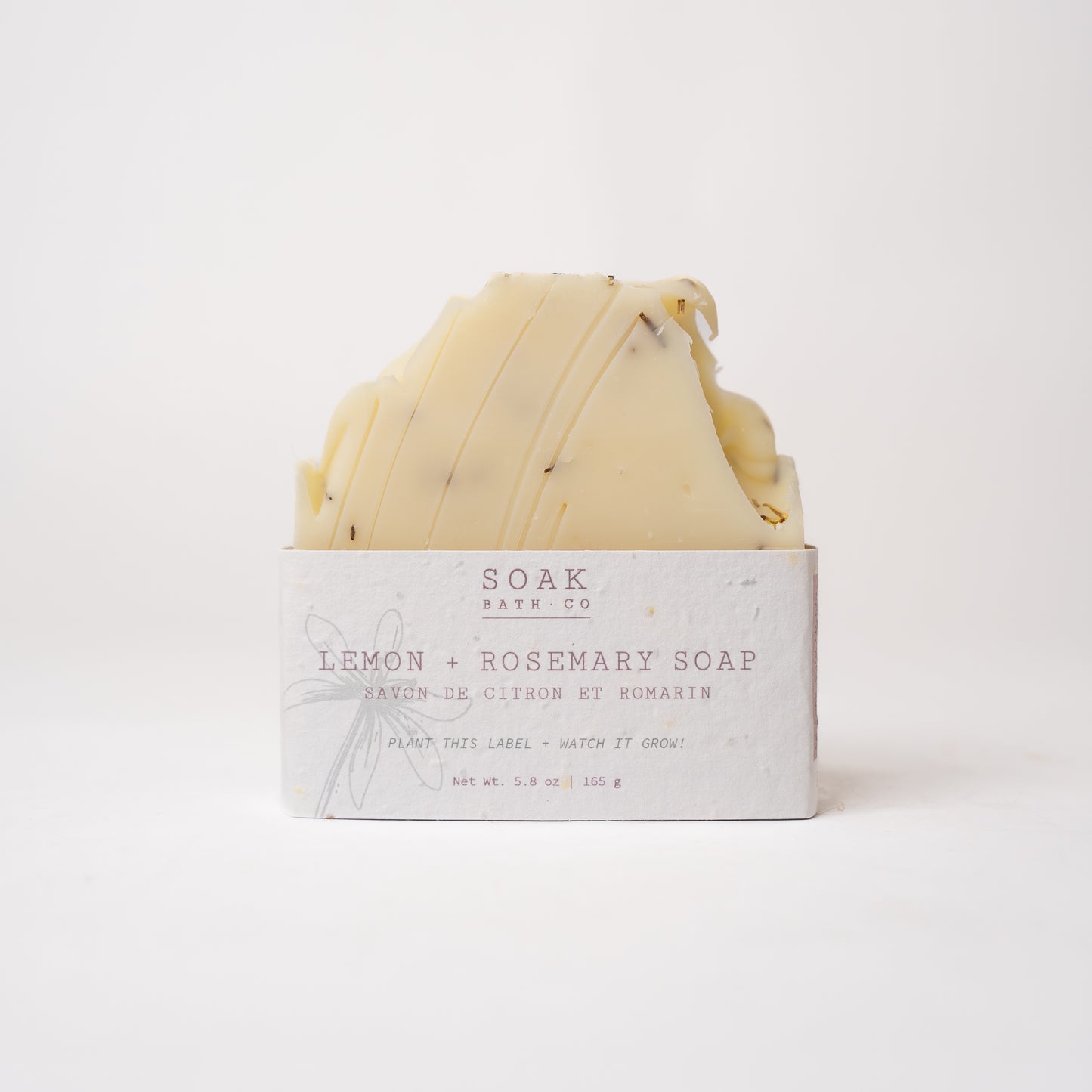 Lemon and Rosemary Soap Bar
