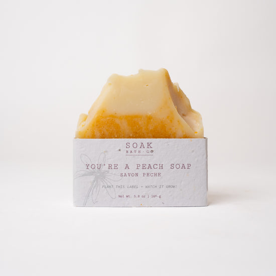 Load image into Gallery viewer, You’re a Peach Soap Bar
