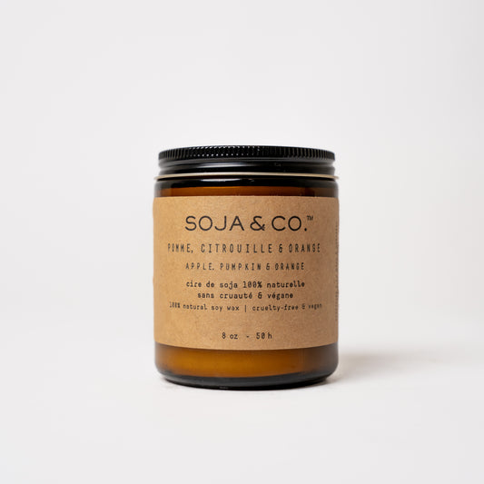 Soy Wax Candle | Apple, Pumpkin & Orange