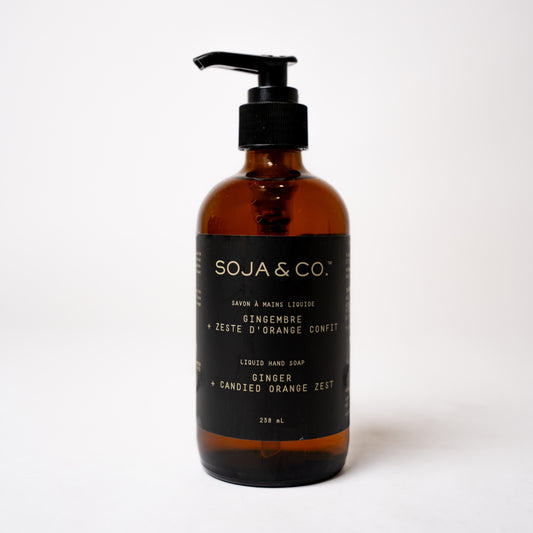 Liquid Hand Soap | Ginger + Candied Orange Zest