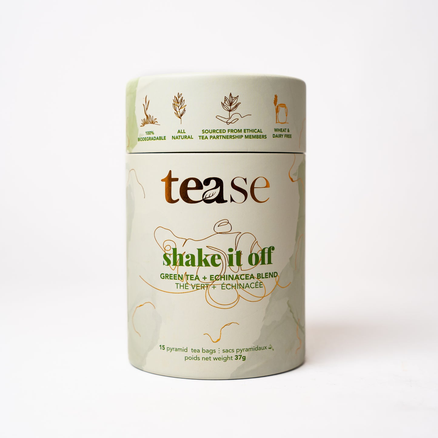 Shake It Off, Immunity Tea Blend | Compostable Pyramid Bags
