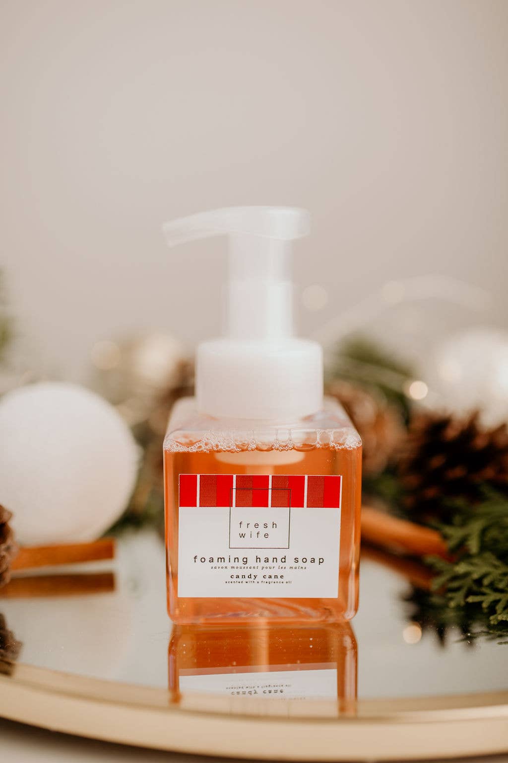 Candy Cane Foaming Soap