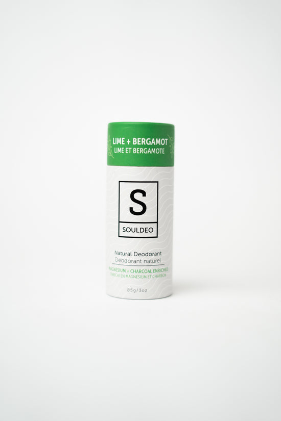 Natural Deodorant - Lime + Bergamot