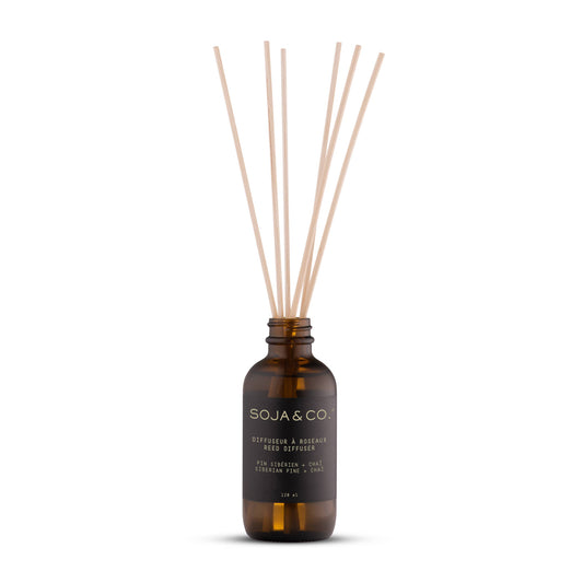 Reed Diffuser | Firewood & Gilded Amber